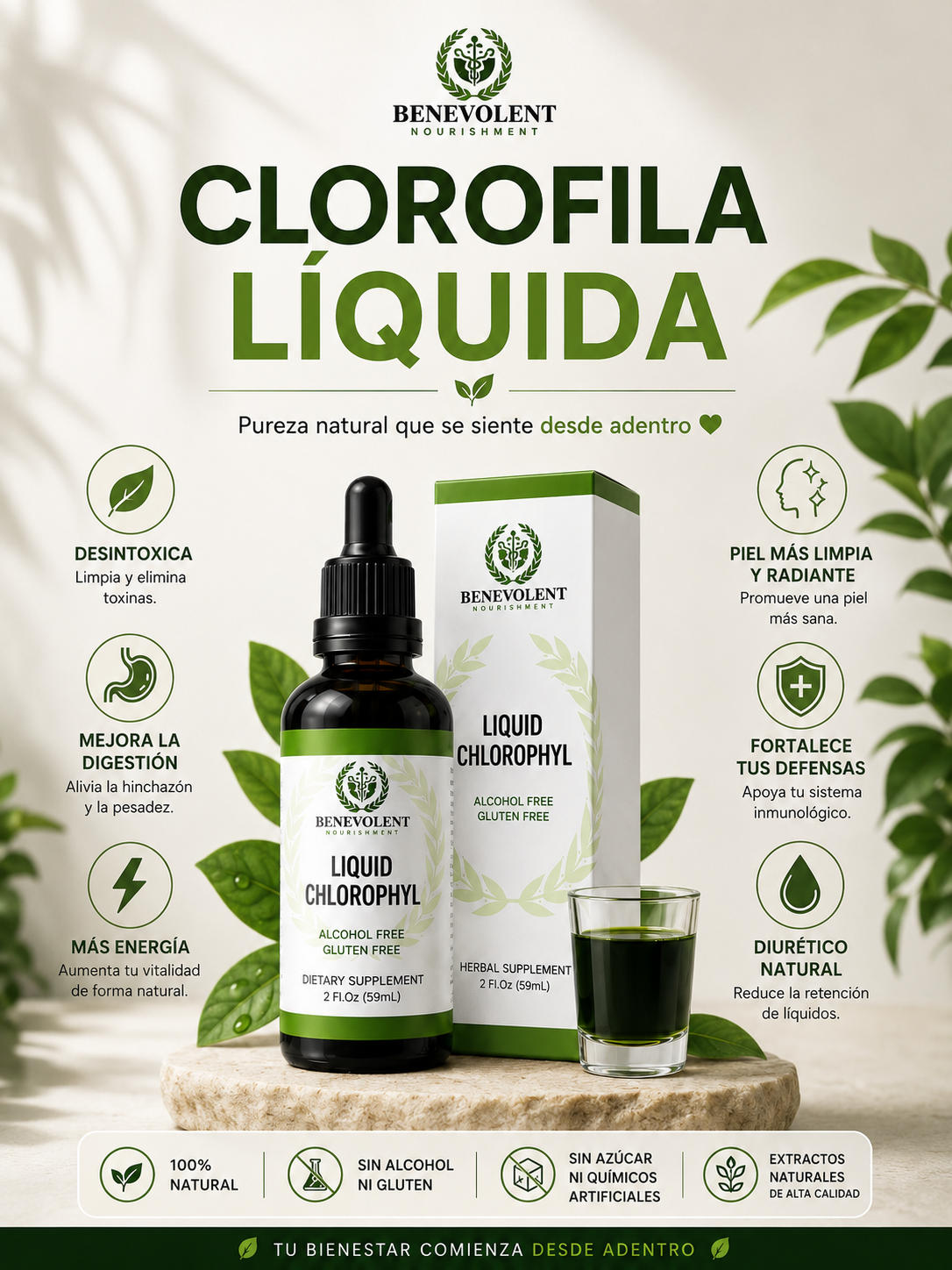Clorofila Benevolent 59ml