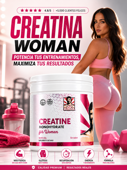 Creatina for woman Monohydrate – Old School® | 240 g
