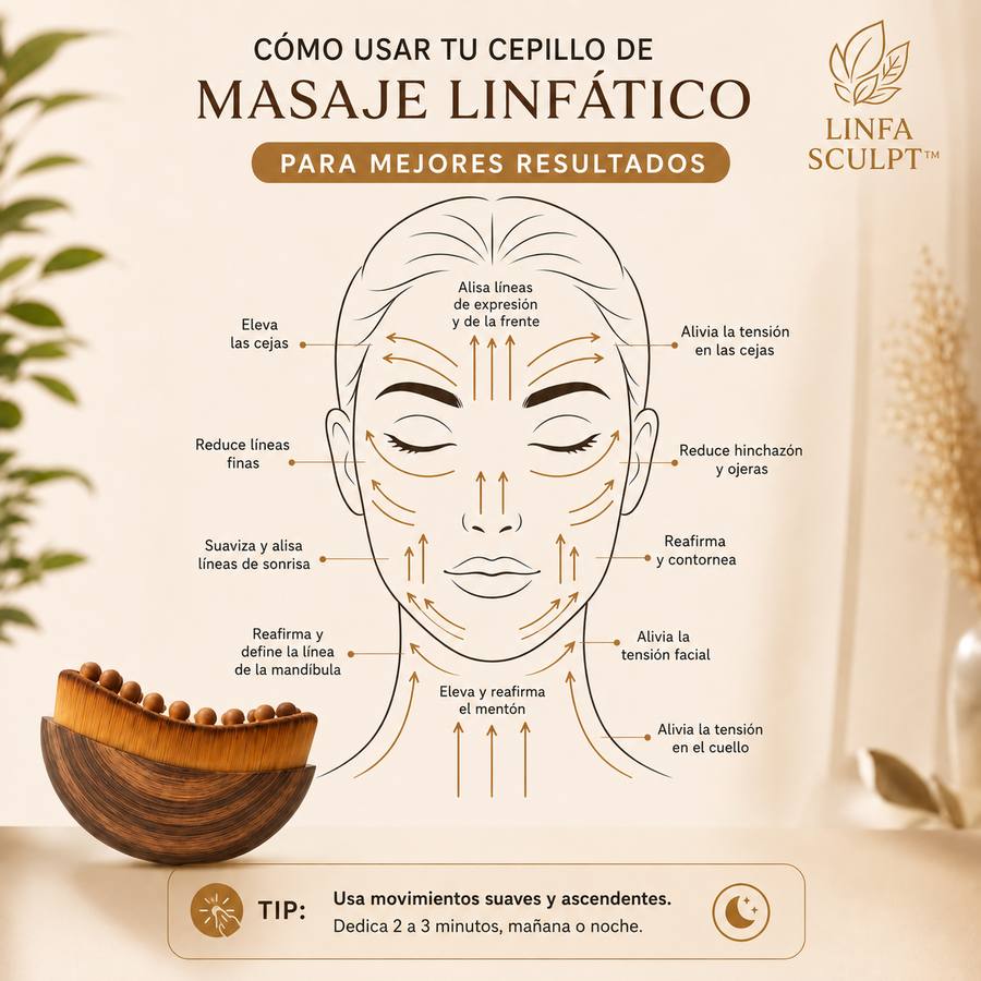 LINFA SCULPT™ — El cepillo que desinfla tu cara en 5 minutos