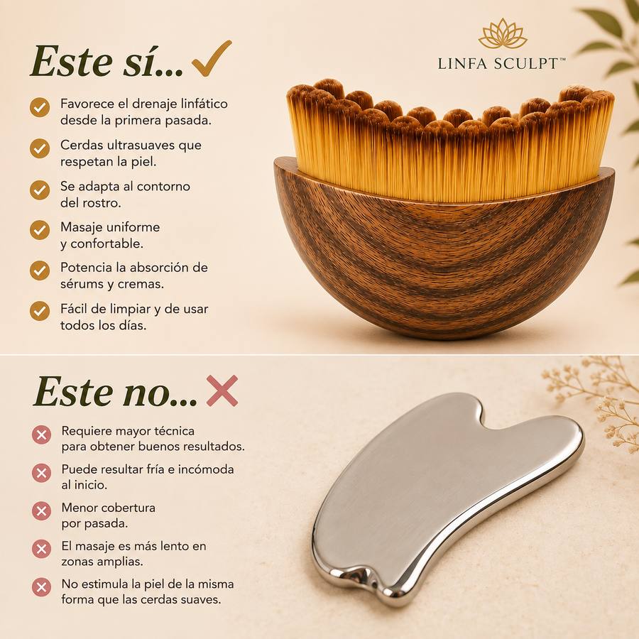 LINFA SCULPT™ — El cepillo que desinfla tu cara en 5 minutos