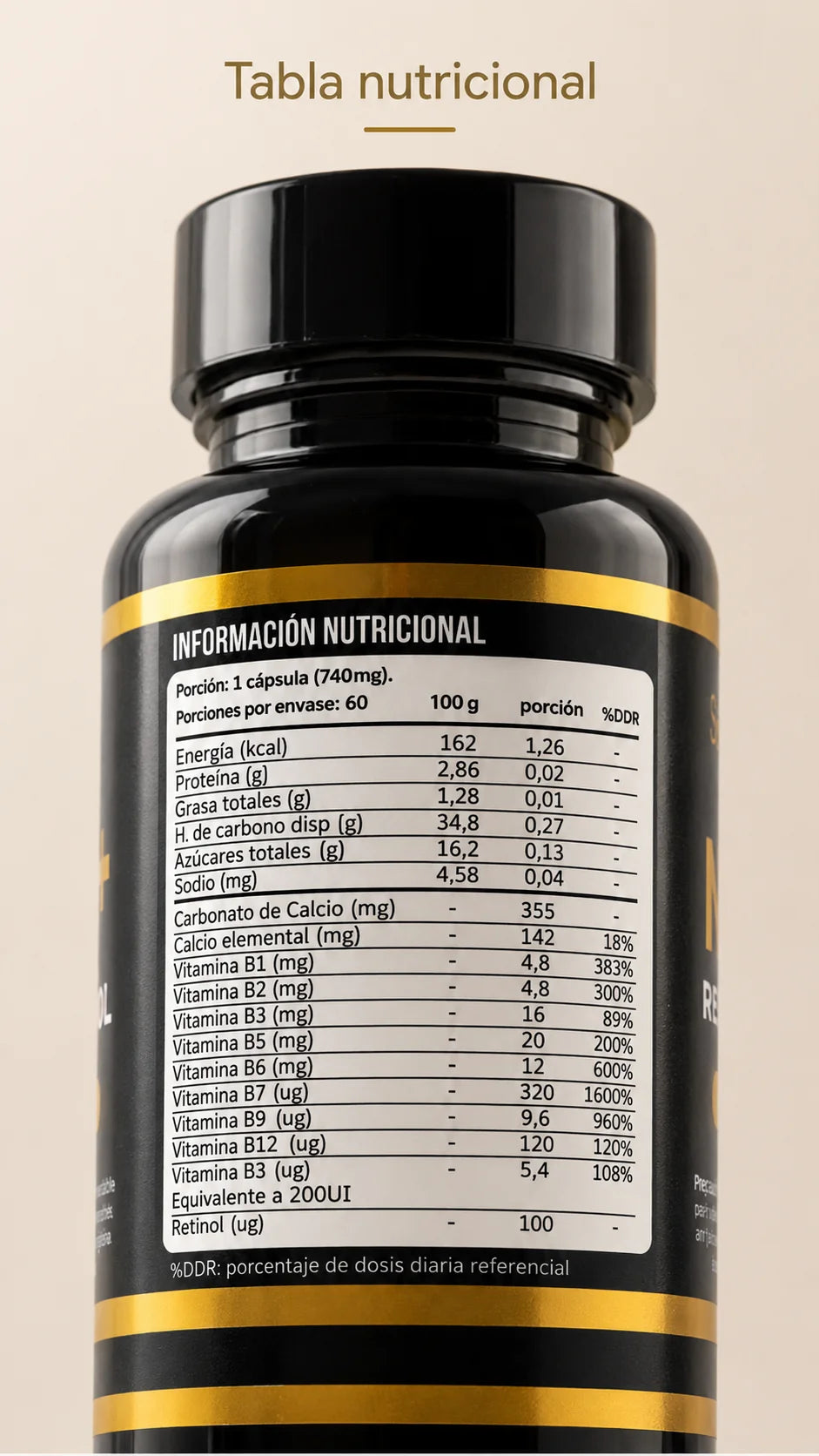 Resveratol Nad Satoomi X60 Cap | Rejuvenece tus células