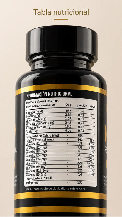 Resveratol Nad Satoomi X60 Cap | Rejuvenece tus células
